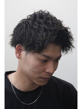 アストロ(ASTRO) 【一宮メンズ】無造作ツイスト風パーマ×ナチュラル束感