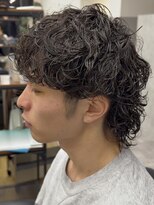 ナム 錦糸町(NAM)&nbsp;MEN’S/リバースセンターパート/ニュアンスパーマ/錦糸町