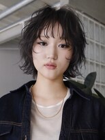 テクネ 天神大名(techne)&nbsp;天神大名顔周りレイヤーカットミディアムボブタッセルボブパーマ