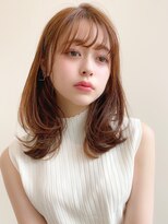 トゥーナ 表参道(tona)&nbsp;ミディアムレイヤー、外ハネボブ、グレージュ、脱白髪染め☆