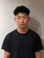 ブラック(BLACK) ギャングスパイラル/極道パーマ/メンズヘア