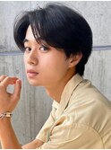 〈k26〉メンズパーマブリーチフェードツーブロックスパイラル