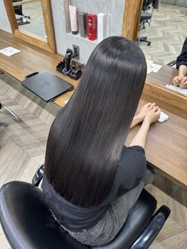アンジェリカ 立町店(ANGELICA) 暗髪　グレージュ　髪質改善　縮毛矯正