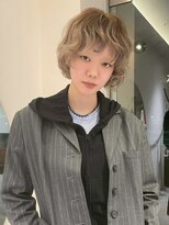 ユルクメゾンシティ 名古屋(JURK MAISON CITY)&nbsp;名古屋/ハッシュカット/グレージュ/デザインカラー