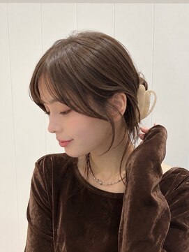 ビューバイネオリーブ 用賀店(Beau'r by neolive) 大人ガーリーダークアッシュ似合わせカットミディアムレイヤー