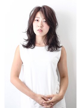 エメリヘアー(Emeli Hair) ダークアッシュとボサかわパーマ Emeli