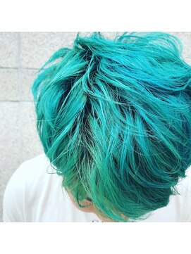 ビーハイブ ギフト(BeeHIVE GIFT) ＃ブルーグリーン　＃髪色チェンジ