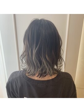 フォルテ 島田店 シルバーグレージュ×バレイヤージュ