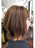 白髪染めハイライトWカラー&TOKIOハイパートリートメント