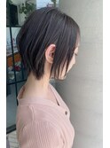 小顔に見える前下がりショートボブ★
