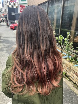 シエル 千葉店(CIEL) ＊テラコッタオレンジバレイヤージュ