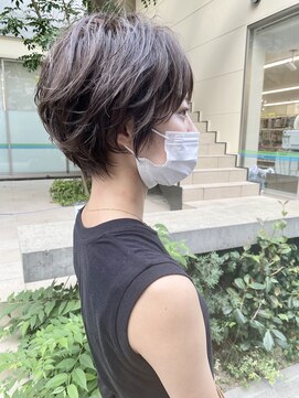プラグ ヘアーデザイン 大名店(PLUG hair design) 丸みショート