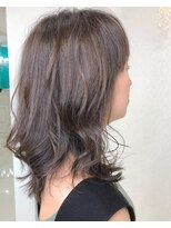 ヘアーアンドメイク ドレス(DRESS)&nbsp;オレンジ消しカラー　グレージュ