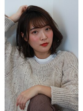 ブリーチ ラボ エーアイ 原宿店(BLEACH LABO Ai) 20代30代40代50代 色っぽふんわりミディの重軽ウェーブヘア♪