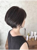 透明感ショート/大人かわいい/地毛風カラー【元町/石川町】