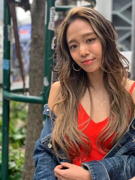 オースティン 門前仲町(AUSTIN) 大人かわいい前髪セシルカットココアブラウンフリンジウェーブ