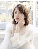 ルーツ(ROOTS) ウェーブパーマのボブスタイル