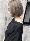 blonde bob