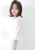 鎖骨×外ハネ