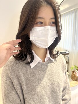 ノック(knock) ＃くびれレイヤー×センターパート