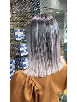 ラフ 難波店(LAFF) #黒髪#ボブルフ#ネビージュ#小顔#ワンレン