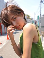 大人かわいい10代20代30代ショードボブ丸みショート