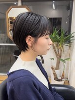 ヘアーサロン ソルト(hair salon SALT) 丸みショート/こめかみ隠し/サイドバング/かわいい