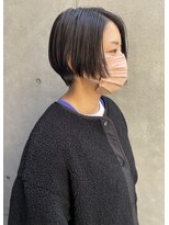 エッセンス(THE ESSENCE)&nbsp;line/切りっぱなしボブエアリーロング美髪ピンクブラウン