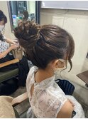 ヘアセット/ヘアメイク/巻きおろし/逆毛/卒業式[新宿/新宿駅]