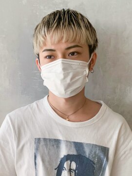 アルバム 渋谷パルコ(ALBUM) メンズショートマッシュ_束感ショートツーブロック_ba357093