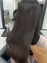 アンド(ANDO) 【本町】髪質改善 極艶 ダークグレージュ ULTOWA 水素カラー