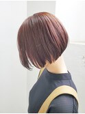 ☆ボブスタイル×ピンクブラウンカラー