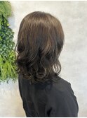 くっきりふんわりパーマスタイル