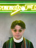 グリーディーフォックス 三軒茶屋(GreedyFOX)&nbsp;波巻き/マッシュパーマ/ウルフ/ハイライト<理容室>三軒茶屋