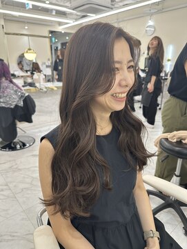 シェノン サントル(CHAINON CENTRE) 前髪/マチルダボブ/ピンクベージュ/インナーグレージュ