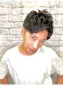 朝のセットを楽に!アップバングショート【赤坂】【床屋】