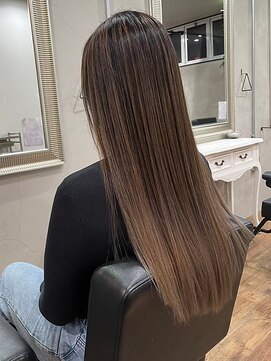 ロナバイソル(lona by SoL) ブラウンカラー/バレイヤージュ/ロング