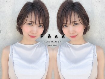 ペスヘアメゾン(Pess hair maison)の写真/ショートのオーダー多数◎魅力を引き出すショートヘアは"Pess"へお任せ☆〈ショートヘア/ショートボブ〉