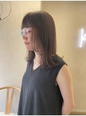 ミディアムボブ / 酸性ストレート 〔久屋大通/久屋/丸の内〕