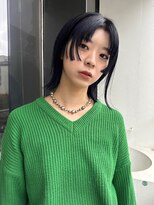 イトシテ&nbsp;姫カットレイヤーボブ×ブルーブラック【鎌田　隆雅】