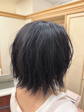 松本平太郎美容室 銀座本店 ダークアッシュ×軽めミディアム