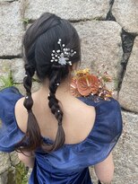 ルナクレセント (Luna crescent) 編みおろしツインテール