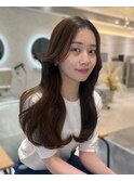 ナチュラル大人可愛いロングヘアー