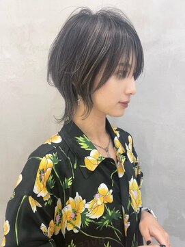 ダブルトーキョー シブヤ(W-TOKYO SHIBUYA) ハイライト×ウルフカット　ウルフ　ネオウルフ