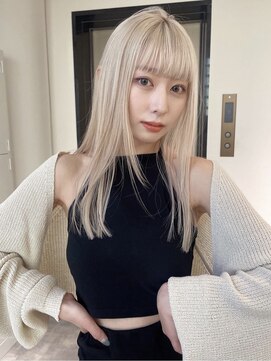 ペレ 梅田(PELE) 前髪/アンブレラカラー/こなれミディ/イメチェン/ウェーブパーマ