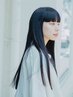 【部分縮毛矯正】　　ポイントストレート（前髪等）＋カット　￥8800