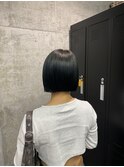 【yua/藤沢】タッセルボブ/ブルーブラック/切りっぱなしボブ