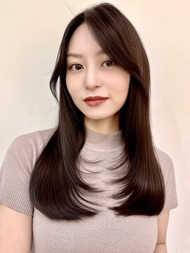 バイオレットジェム(Violet`jem) 内巻きレイヤーハイレイヤーダークアッシュ暗めカラーRI-9