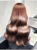 ブリーチなしダブルカラーアプリコットオレンジレッドピンク韓国