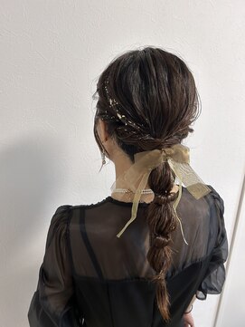 ピンク シー バイ アンジェリカ 瓢箪山2号店(PINQ she by ANGELICA) お呼ばれヘアセット